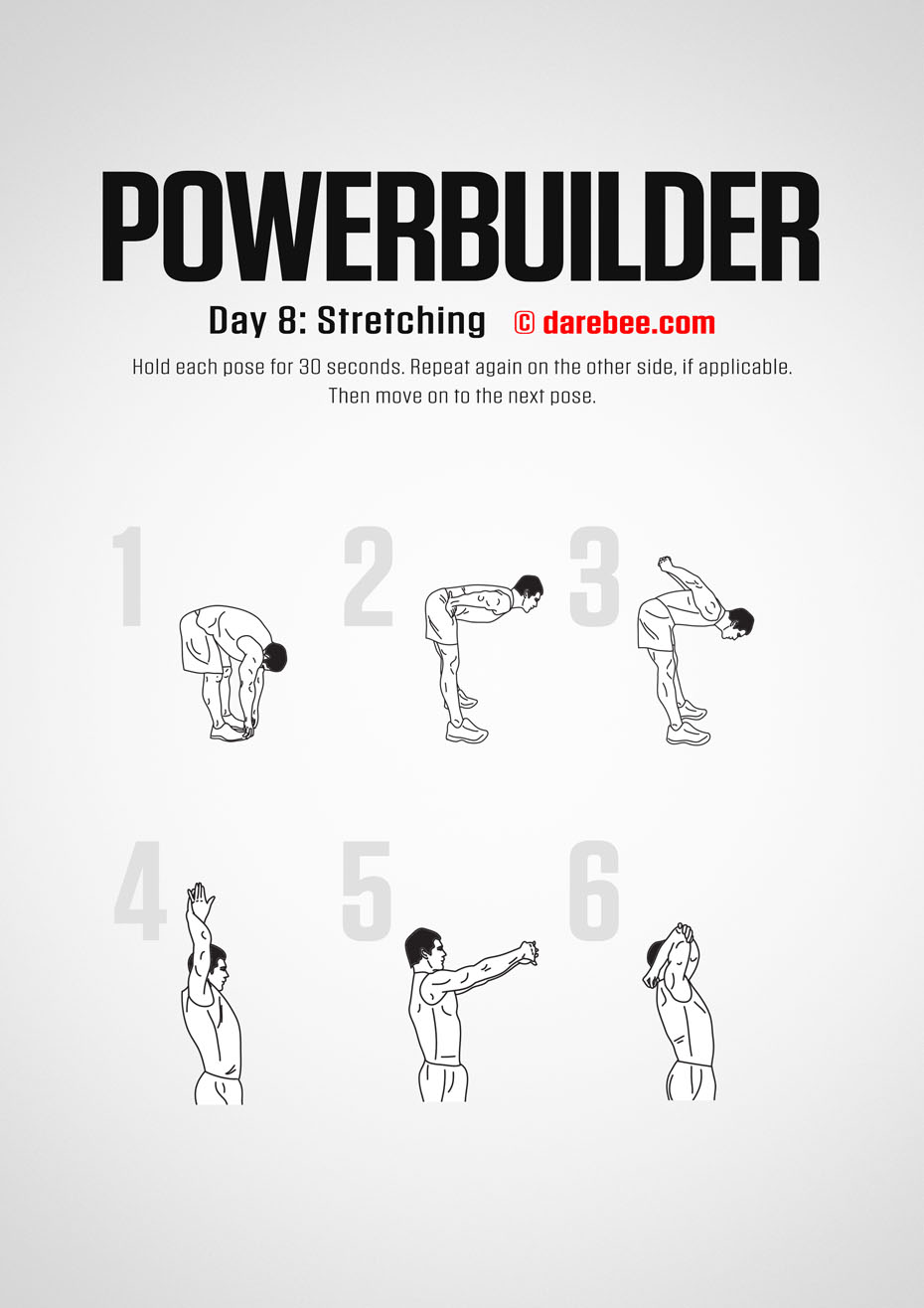 POWERBUILDER - 30 Day Bodybuilding And Strength Program by DAREBEE