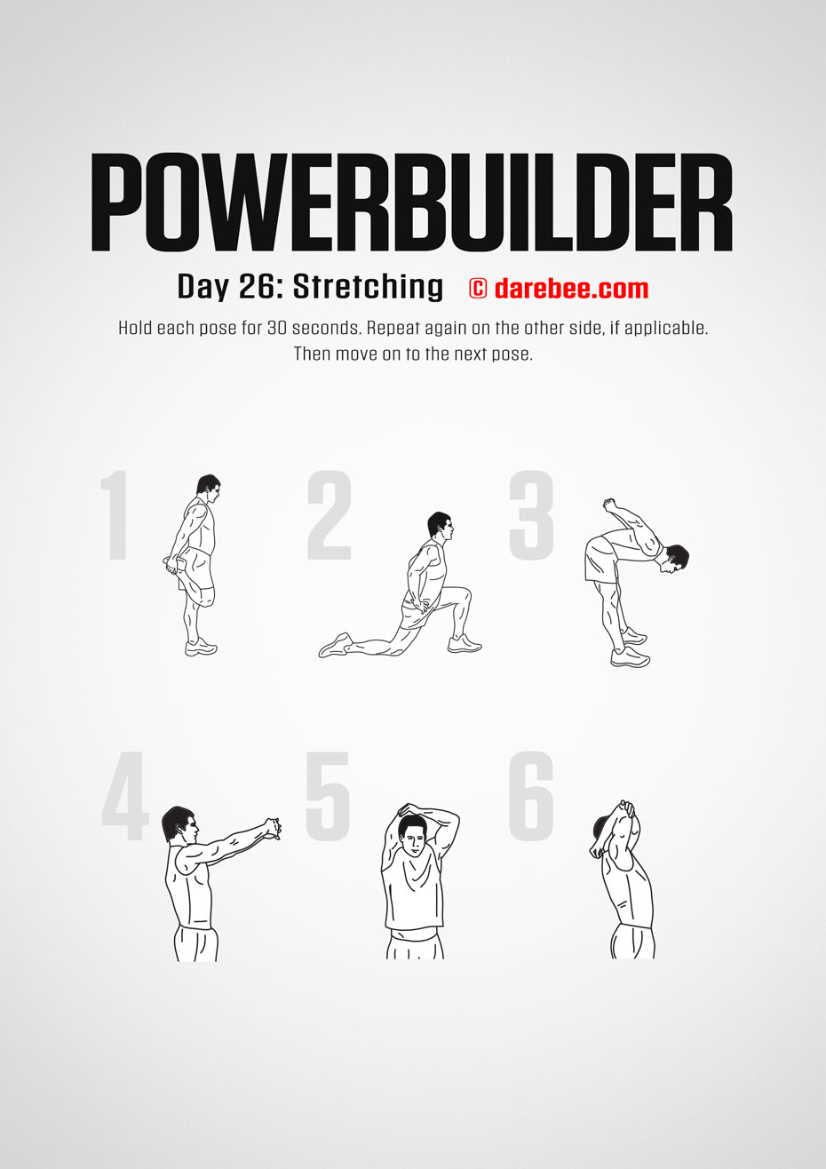 POWERBUILDER - 30 Day Bodybuilding And Strength Program by DAREBEE